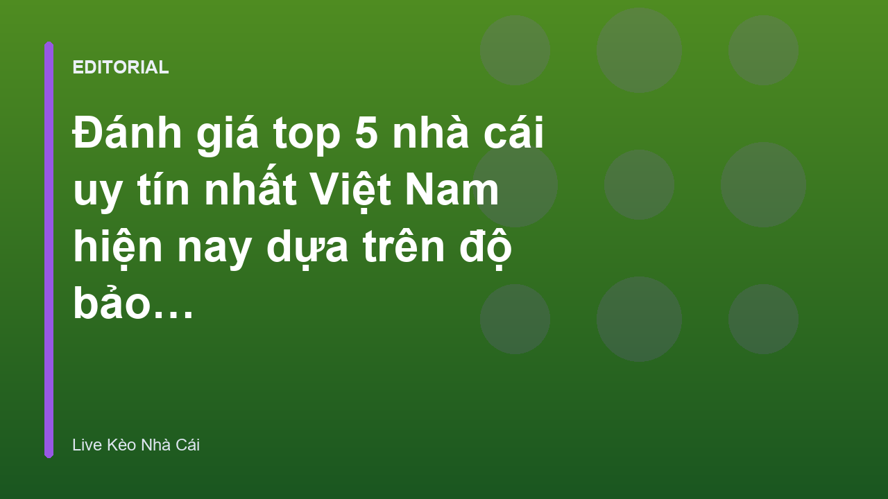 Đánh giá bảo mật nhà cái uy tín